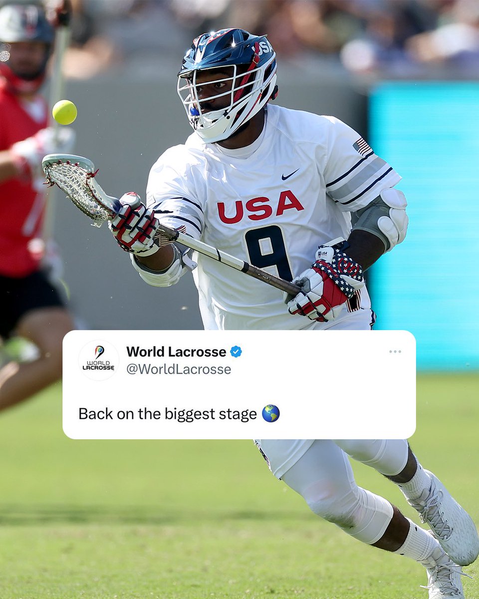 LA28 (@la28) on Twitter photo Lacrosse our hearts, it’s gonna be big.
We hope you’re just as excited for lacrosse’s addition to the #LA28 Games lineup 🥍  #LA28BOUND Lacrosse our hearts, it’s gonna be big.
We hope you’re just as excited for lacrosse’s addition to the #LA28 Games lineup 🥍  #LA28BOUND
