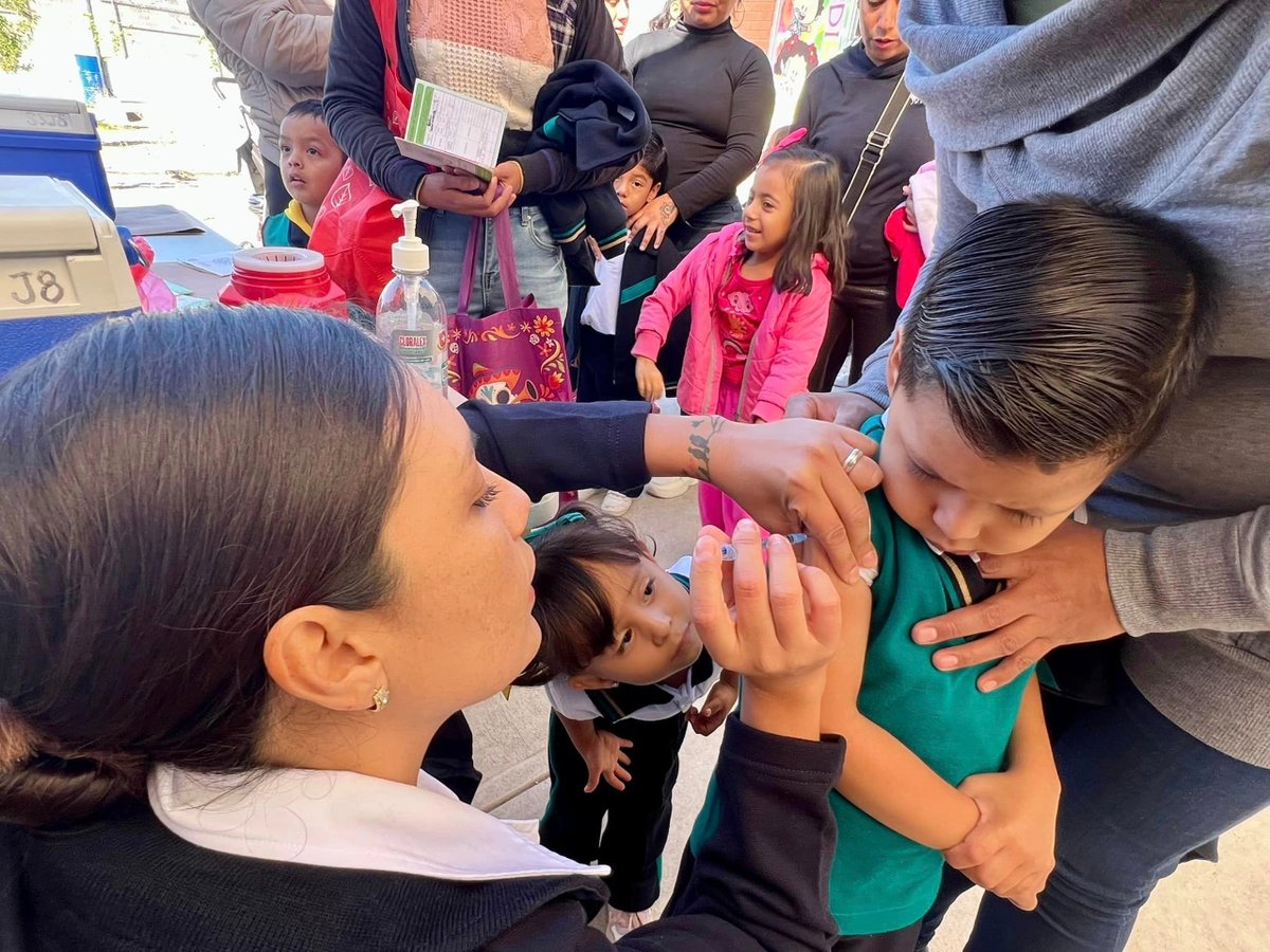 bernalrd's tweet photo. Continuamos con el arranque de vacunación contra Influenza, llevando brigadas hasta las escuelas de Coahuila. Todas las personas en riesgo de un cuadro grave de esta enfermedad, como los niños menores de 5 años, embarazadas y los adultos mayores de 60 años, deben vacunarse. https://t.co/xYbz5CC1aI