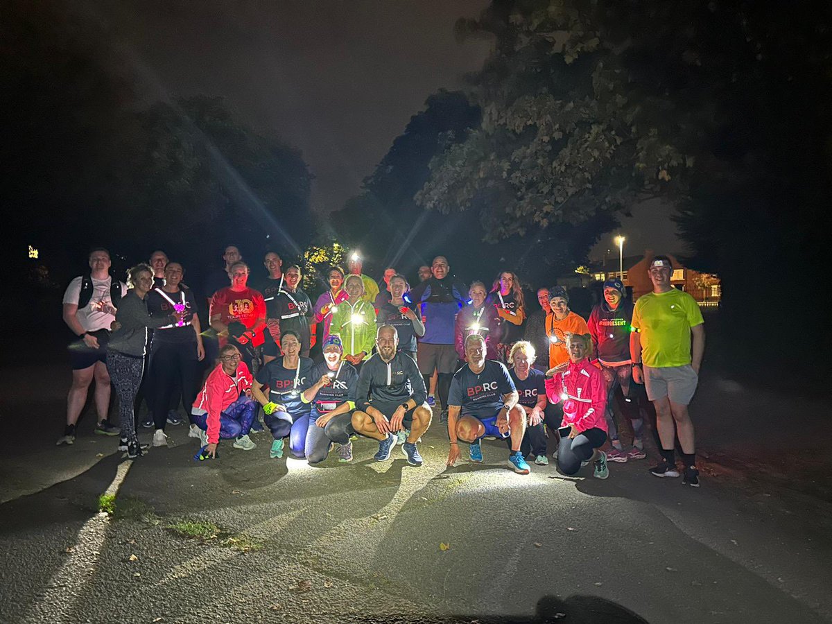 graeme74dj's tweet image. Must be mad, but I do enjoy running with this lot every Tuesday and Friday evening. #BPRC #FatLadTryingToGetFit another enjoyable session, well if you call 100m non stop sprints for 20mins and with a mile warm up and another mile cool down run fun 😂 see you all on Friday!