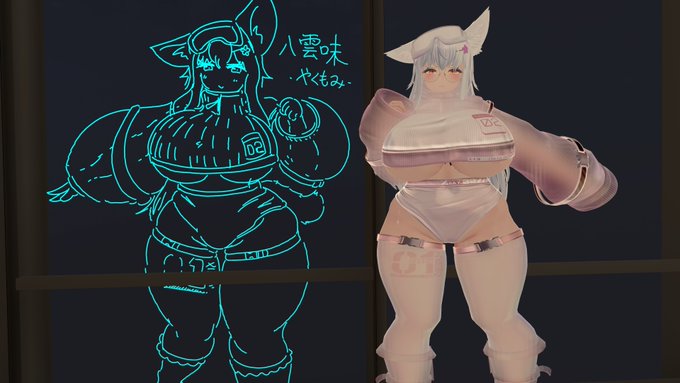 YOSHIYUKI_DAIKONさんにもみ子さん描いて頂けました…! ムッチリ感とか雰囲気とか全部が凄く魅力的で感動しました… 