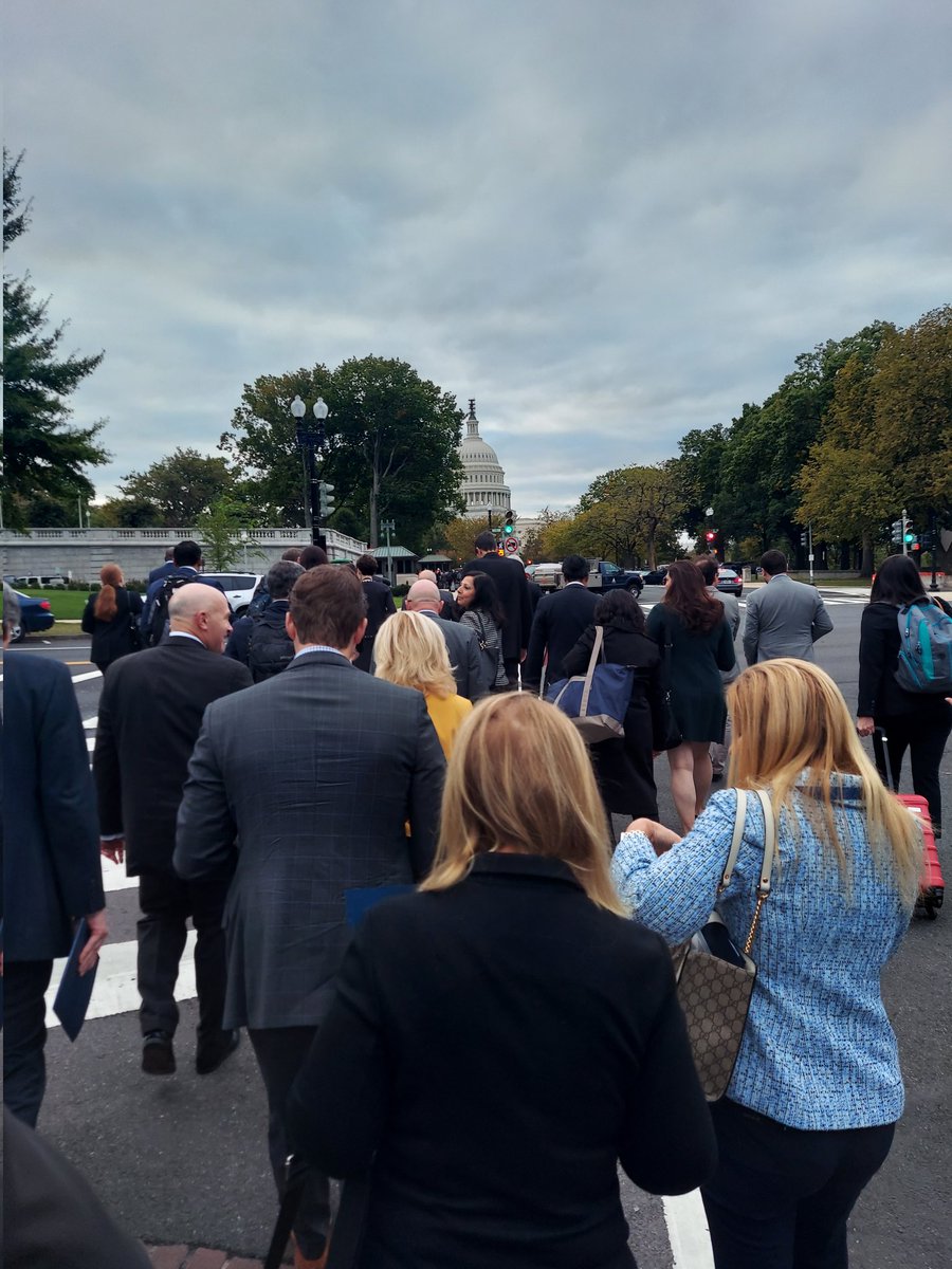 Halfway through our meetings during our Day on the Hill meetings at #ACCLegConf. Great day so far!