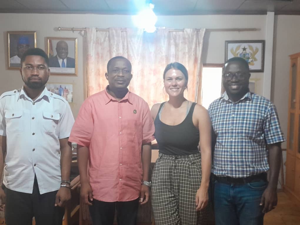 Vanessa from <a href="/Aquaya/">Aquaya</a> interviewing a vendor at Gonasua (an assurance fund community) to assess the impact of WQAF on their water system and meeting the Jaman South Municipal Assembly MCE after the 8th round of FGD
<a href="/rwesck_knust/">RWESCK KNUST</a>
<a href="/USAIDWater/">USAID Water 💧🚽🧼</a>
<a href="/atree_org/">ATREE</a>
<a href="/Aguaconsult/">Aguaconsult</a>
<a href="/RuralWaterNet/">RWSN</a>