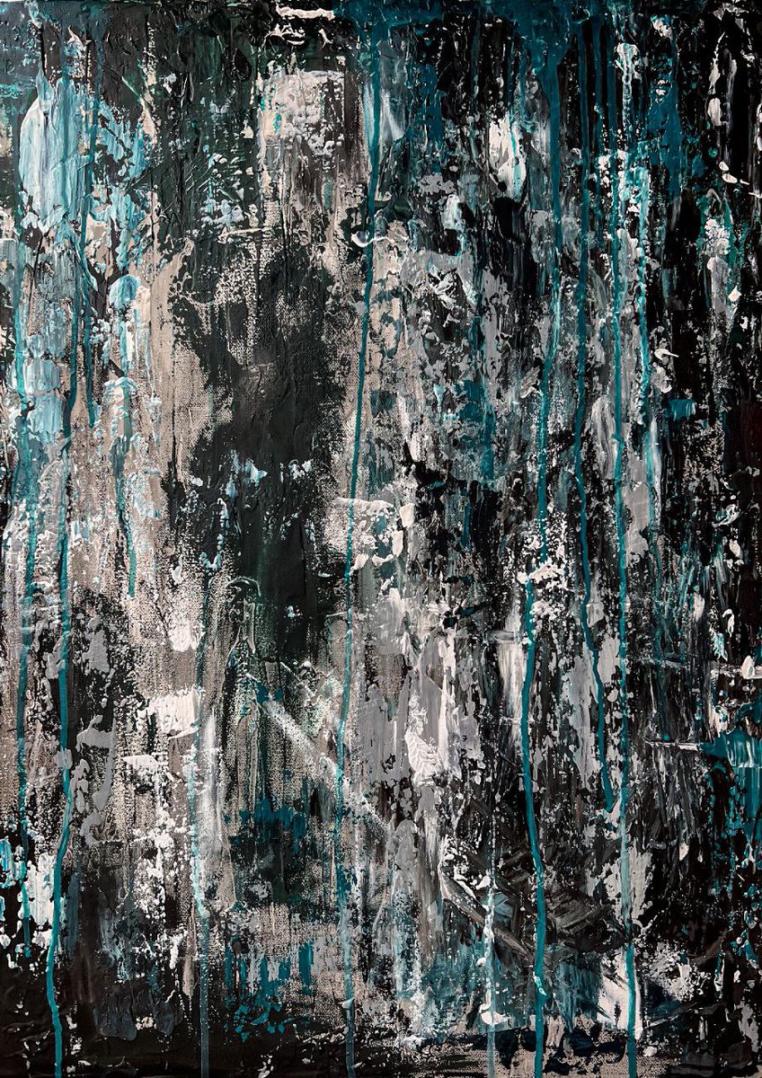 <a href="/CozomoMedici/">Cozomo de’ Medici</a> @rollbitcom "Ghost Voices"
Acrylic on canvas
#ArtTank