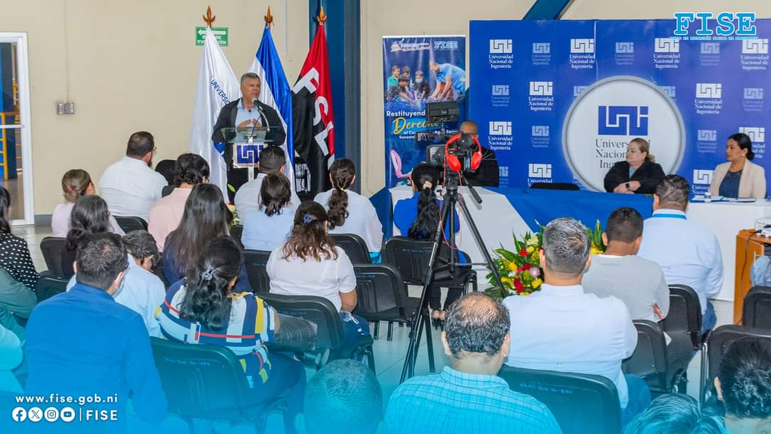FISE_ni's tweet photo. FISE y la UNI suscriben Convenio Marco de Colaboración Interinstitucional, para continuar fortaleciendo el Sector Agua, a través de la Formación Especializada, Desarrollo de Investigaciones que incorporen Tecnologías Apropiadas, Pasantías y Transformación Curricular. https://t.co/XIDX8ZMzsi