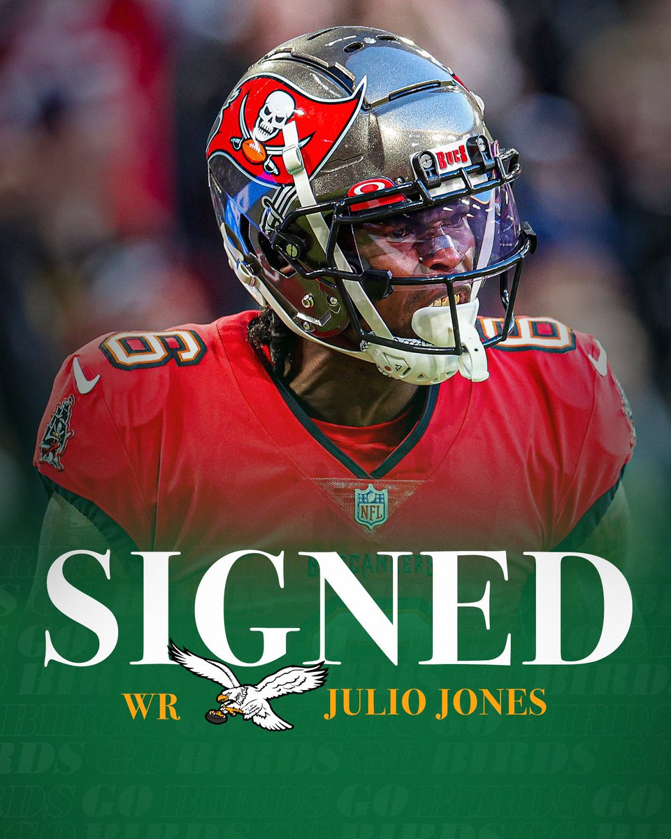 We've signed WR Julio Jones.
