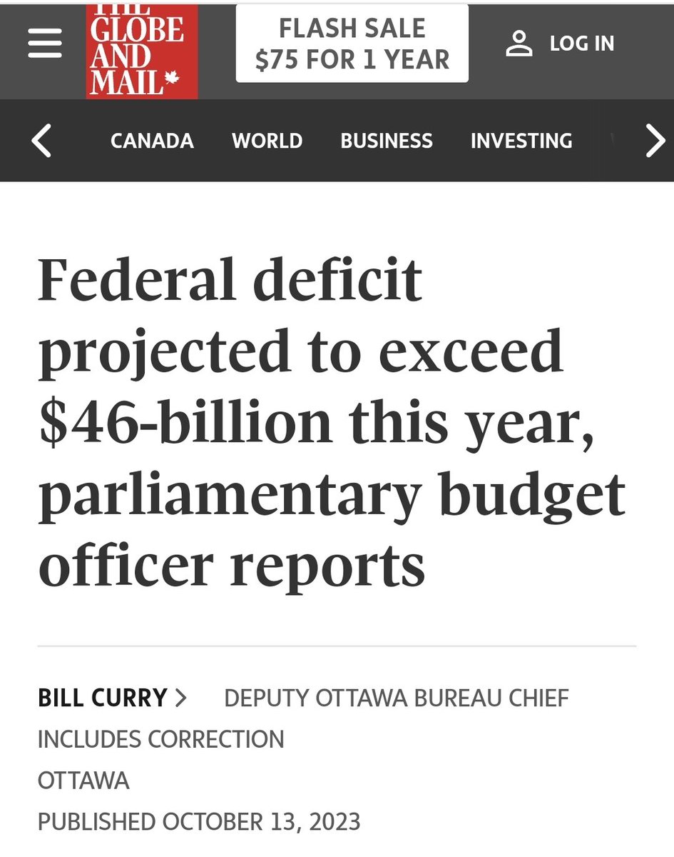 Roman_Baber's tweet photo. JustinTrudeau is ruining Canada for future generations:

- current deficit is $46 billion
- debt will exceed $1.2 trillion
- cost to service the debt is $47 billion this fiscal year alone

@JustinTrudeau has added more debt than all prior Prime Ministers combined! #cdnpoli https://t.co/oFOGCXGQer