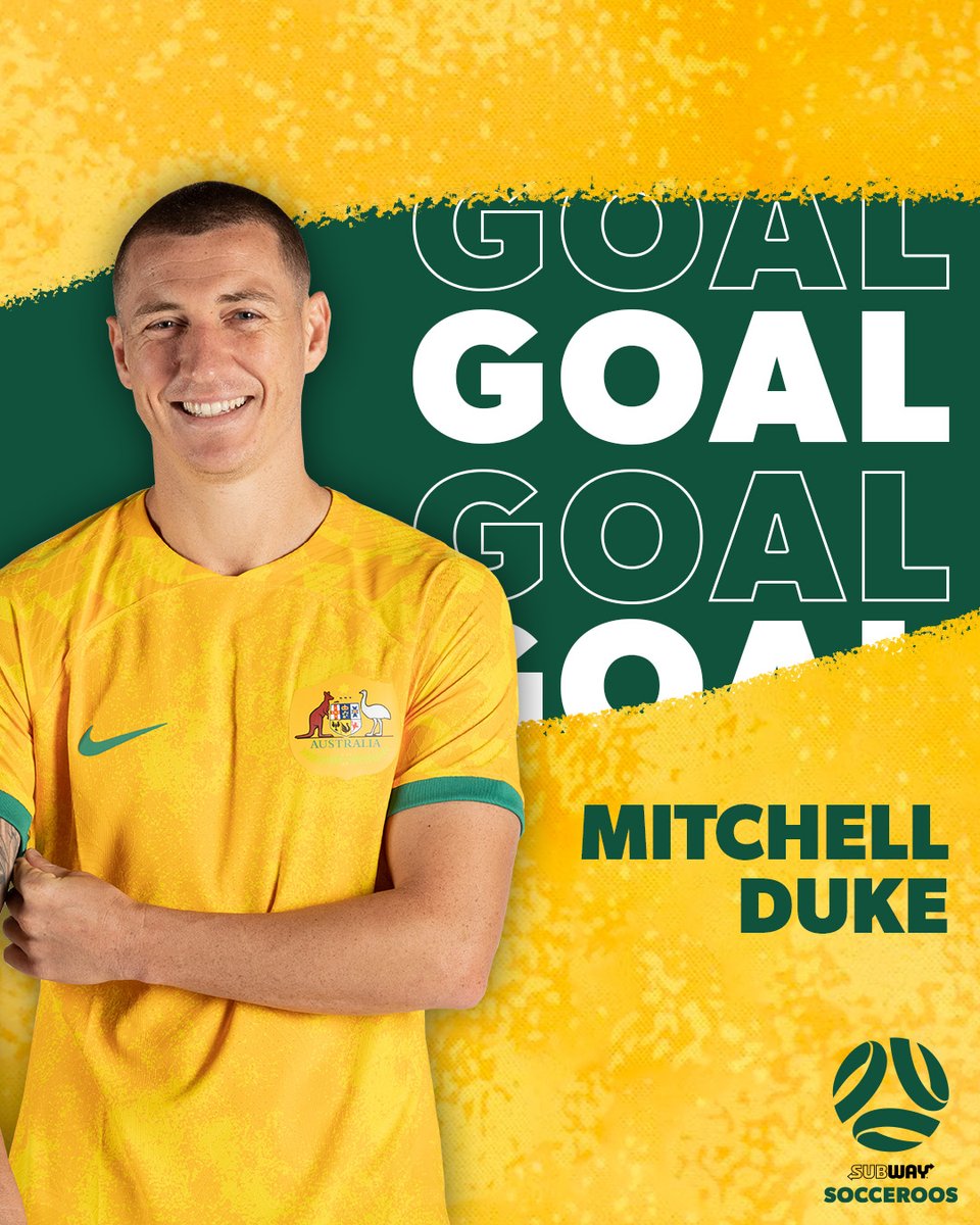 Socceroos's tweet photo. Duke finds the breakthrough!
🇦🇺 1-0 🇳🇿
#AUSvNZL #Socceroos https://t.co/MftpVRisFL