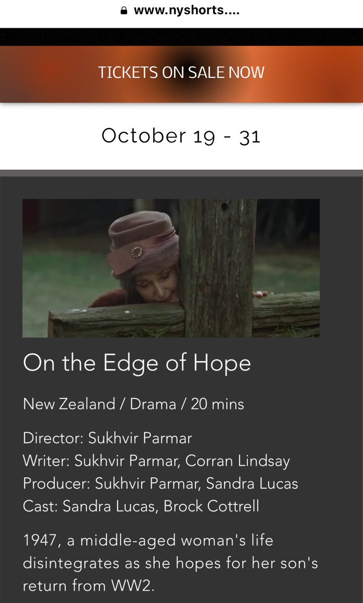 jc76's tweet photo. #watch  #OntheEdgeofHope 
#Catskill #NewYork #International #FilmFestival. https://t.co/71HAeS0SSu
Here is the #schedule:-
#Saturday October 21st 5pm
Eastern daylight time.
#Sunday 22nd #October 10am #NewZealand time 
#Saturday 21st  #october 10pm #uk 
#LosAngeles #Saturday 2pm https://t.co/rKOjqMjayN