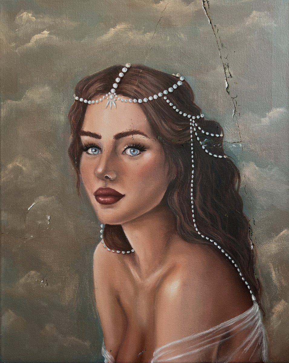 <a href="/CozomoMedici/">Cozomo de’ Medici</a> @rollbitcom Whispers of Love: Genevieve
[Oil on canvas 40x50] 
#ArtTank