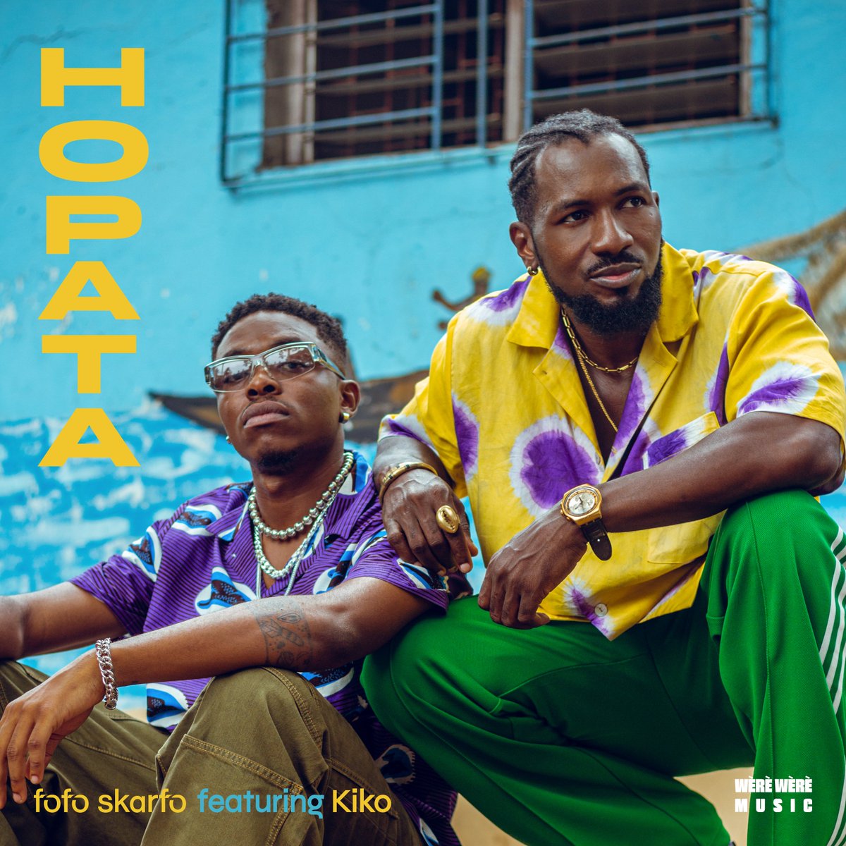 Heureux de vous présenter la cover de mon nouveau single en featuring avec le mister agama @kikogoldenboy 🔥

#Hopata #FofoSkarfo #ElatchéEra #Afrofusion #Wereweremusic