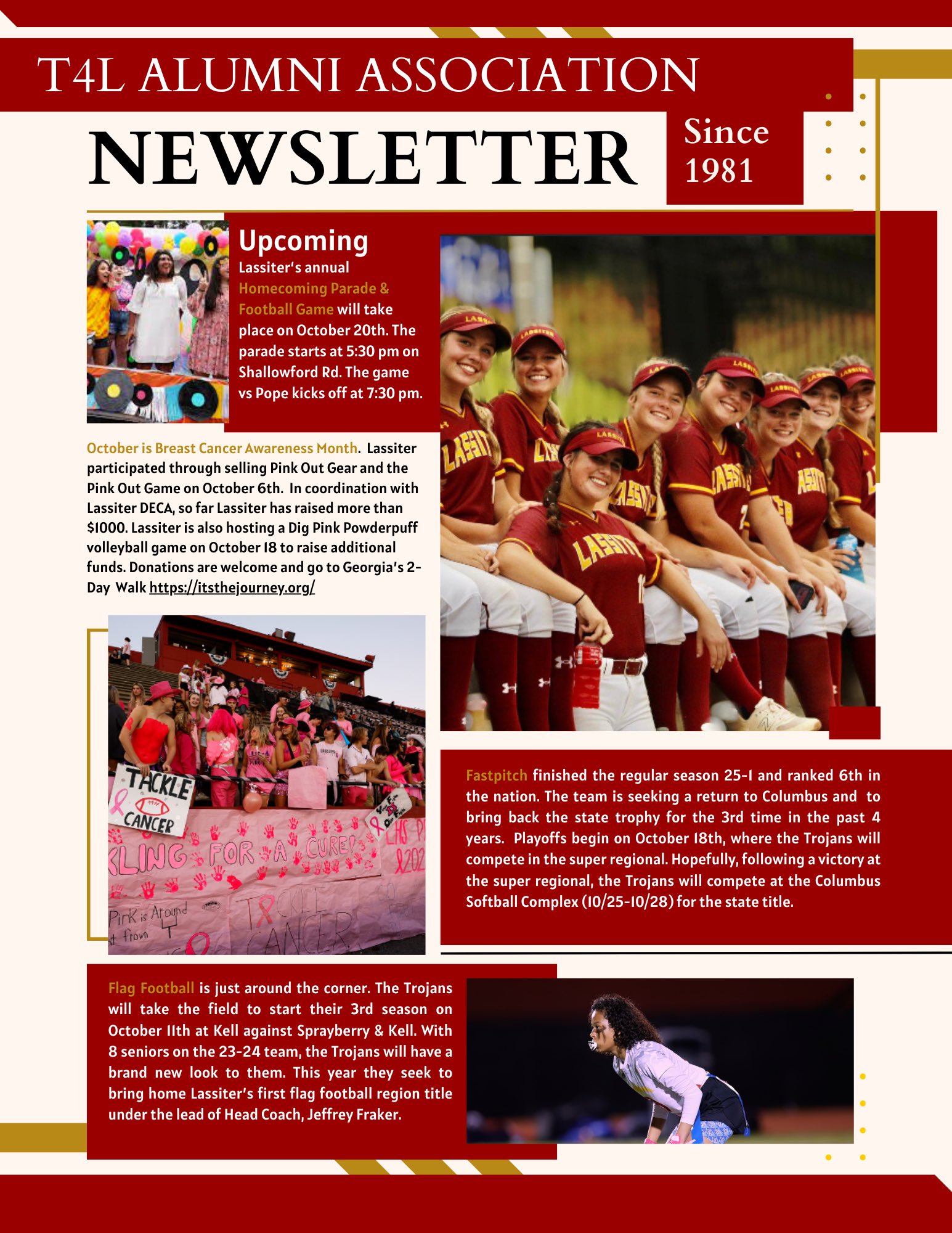 Lassiter Fastpitch Booster Club