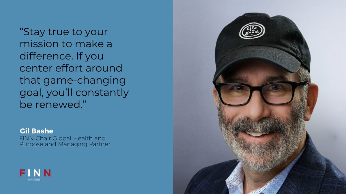 FINN’s <a href="/Gil_Bashe/">GIL BASHE</a> was named to the <a href="/Provoke_News/">PRovoke Media</a> Innovator 25, recognized among sector leaders advancing the communications industry through innovation and ingenuity.

#health #purpose #socialimpact 

Read more here: f-p.us/3M0LZQj