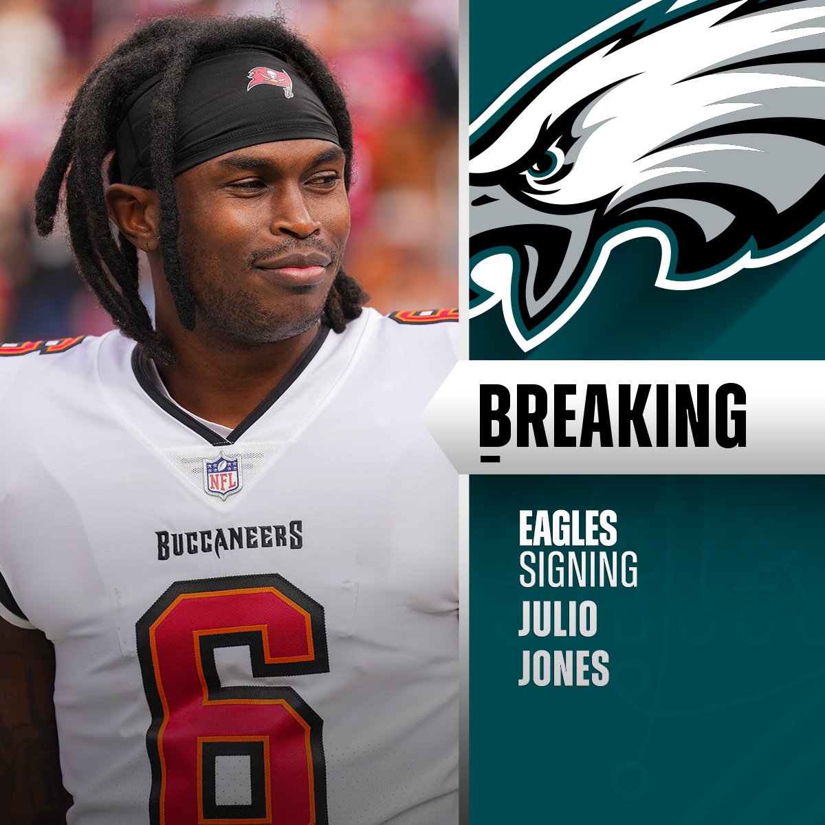 BREAKING: Eagles signing WR Julio Jones.