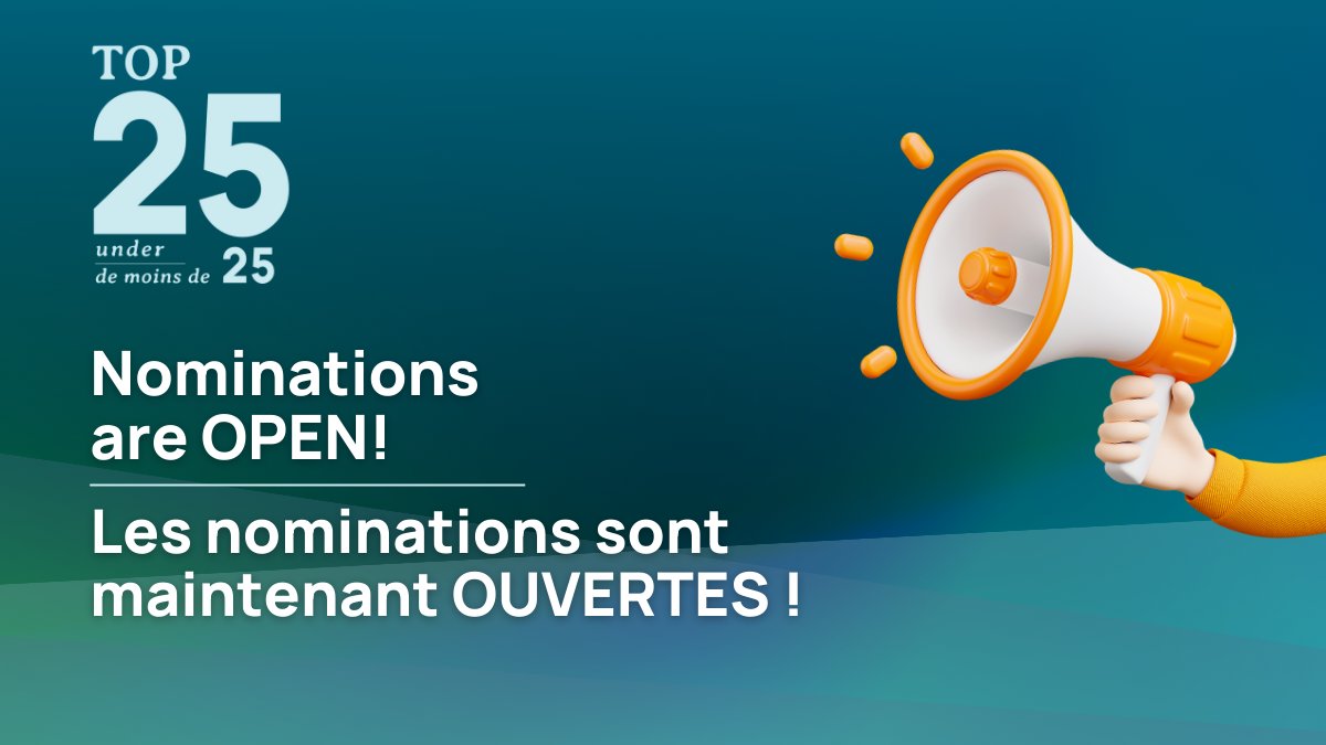 ENvironnement JEUnesse (ENJEU) (@enjeuquebec) on Twitter photo C'est le moment ! <a href="/thestarfishca/">The Starfish Canada</a> recherche des #nominations pour son prix annuel du Top 25 des #environnementalistes de moins de 25 ans. 👀 Depuis 2010, The Starfish organise ce #prix pour célébrer et récompenser les #jeunes acteur.rice.s du changement #environnemental au Canada. C'est le moment ! <a href="/thestarfishca/">The Starfish Canada</a> recherche des #nominations pour son prix annuel du Top 25 des #environnementalistes de moins de 25 ans. 👀 Depuis 2010, The Starfish organise ce #prix pour célébrer et récompenser les #jeunes acteur.rice.s du changement #environnemental au Canada.