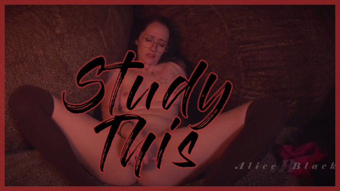 🍎NEW VIDEO🍎 "Study This" 11:40min.  You meet up with your tutor for a study session, but she has something