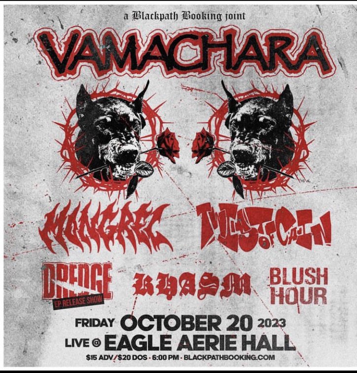 Struggle to learn, the struggle to resist
A new life of chaos, were forced to accept

Vamachara in the 702 this Friday!
<a href="/blackpathlvhc/">Blackpath LVHC</a> 
<a href="/VamacharaHC/">Vamachara</a> 
<a href="/DredgeKills/">Dredge</a>