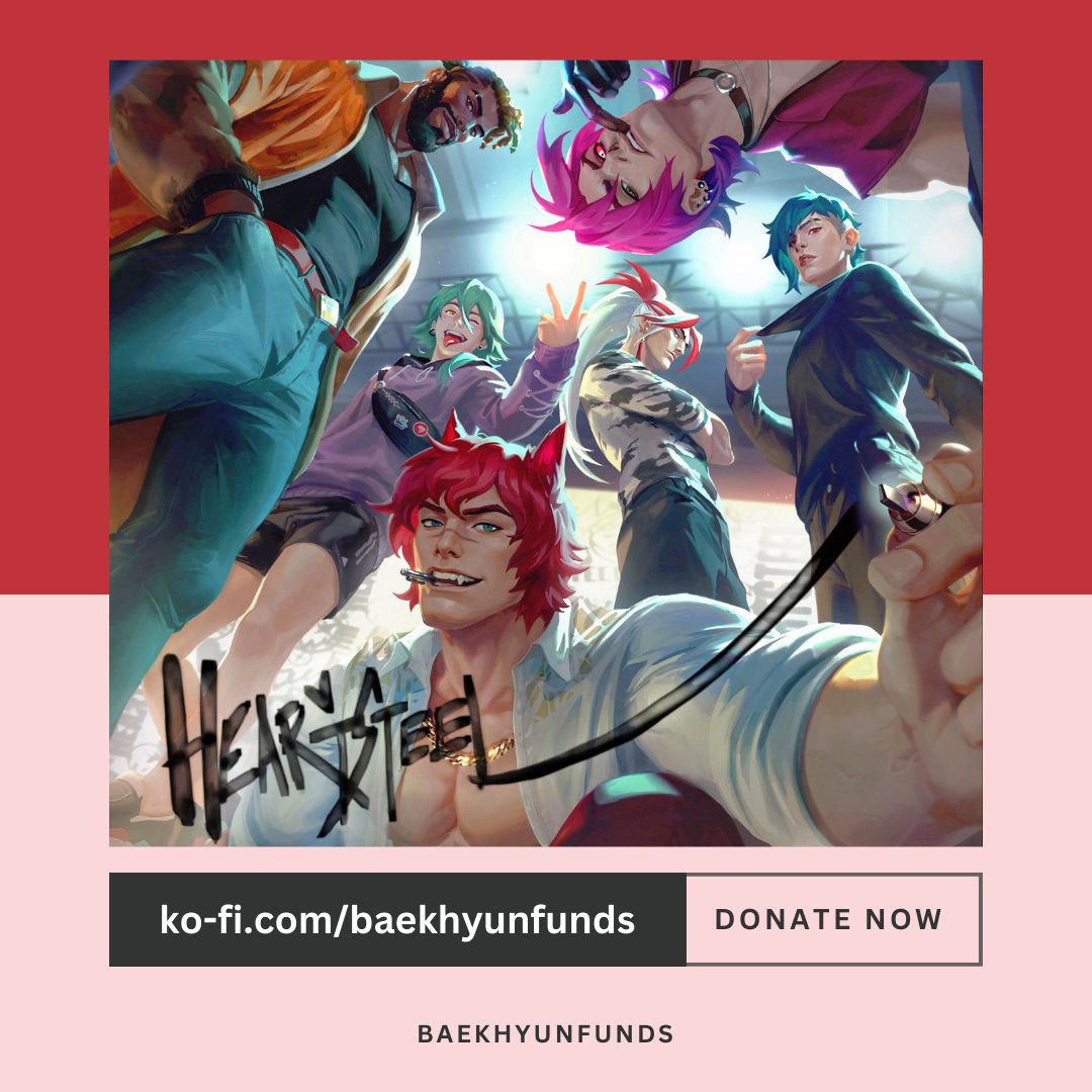 Baekhyun will be voicing Ezreal, the vocalist from the new League of Legends group Heartsteel. The group's debut single 'Paranoia' will be released on October 24 (KST)! You can join our digital support fundraiser here: ko-fi.com/baekhyunfunds #백현 #BAEKHYUN @B_hundred_Hyun