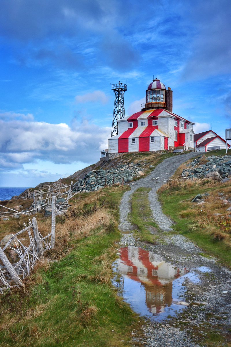 It’s a beautiful afternoon at Cape Bonavista! I couldn’t resist taking the reflection photo. 
#ShareYourWeather #nlwx