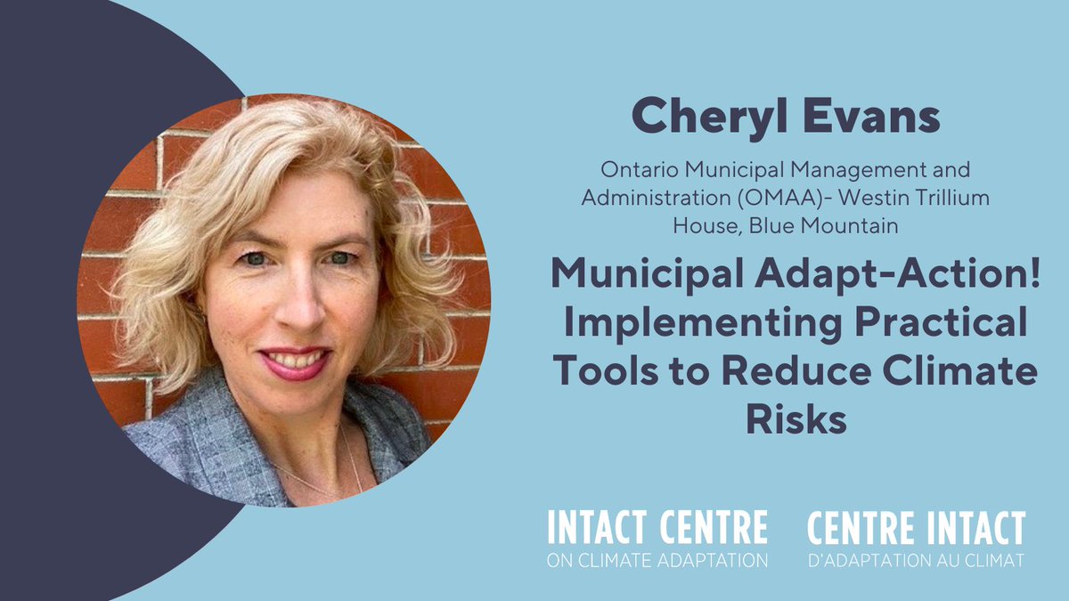 Climate crisis impacting Ontario? Cheryl Evans unveils practical tools for municipalities to combat flooding, wildfires, &amp; extreme heat. Stay prepared! 

Register now: members.omaa.on.ca/members/evr/re…

#ClimateCrisisOntario #StaySafe