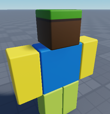 Roblox Noob skin (troll skin)