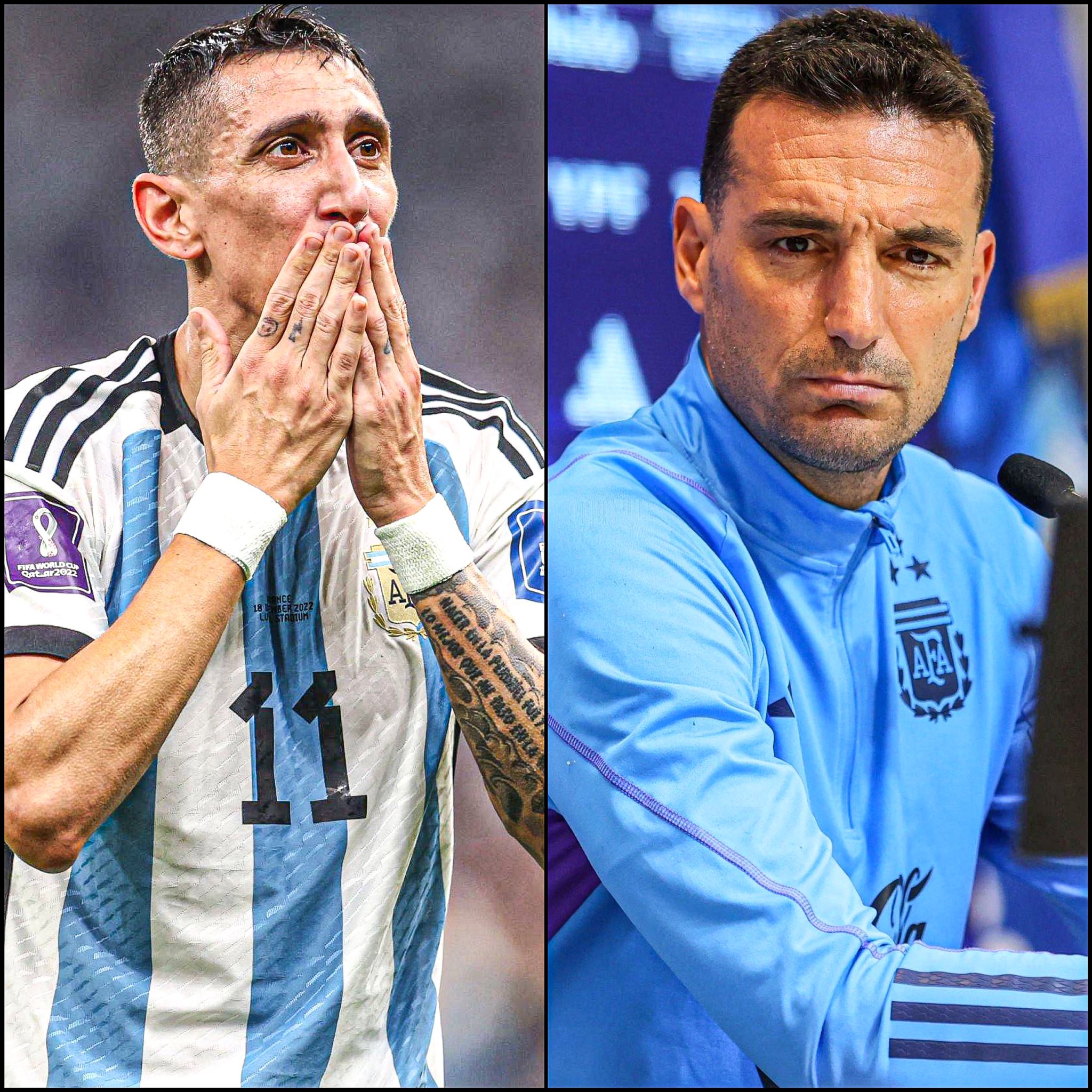 Scaloni e a saída de Di María da seleção: Desfrutemos agora que