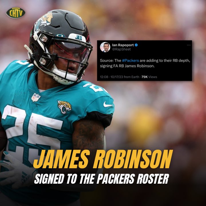 cheeseheadtv's tweet photo. 🧀 A new running back in town. 

Welcome to Green Bay 😤 https://t.co/SsSvymt00B