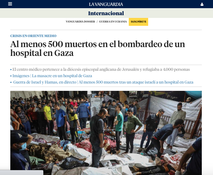 Es necesario llamar a consultas a la embajadora de Israel. Bombardear hospitales son crímenes de lesa humanidad, al tratarse de ataques sistemáticos y planificados a la población civil.