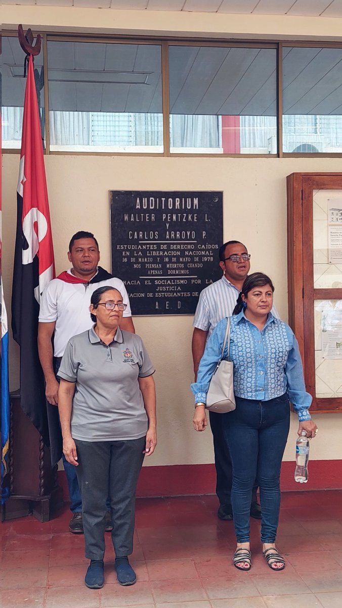 Asamblea de Militantes Sandinista de la UV JUAN JOSÉ QUEZADA conmemora el 46 Aniversario del Tránsito a la Inmortalidad del Comandante Pedro Aráuz Palacios y el 46 Aniversario del Tránsito a la Inmortalidad del Compañero Carlos Arroyo Pineda (17 de octubre de 1977) ❤️🖤