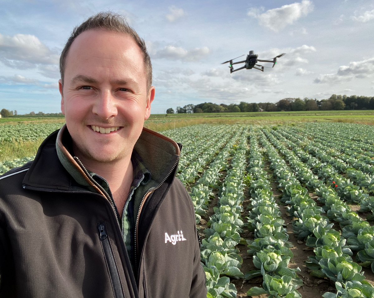 ☀️Great day for counting / sizing cabbages using automation and the latest UAV technology! @AgriiUK @DJIGlobal #agritech #datacollection #UAV #agronomy #technology #research #dronesforgood #innovation