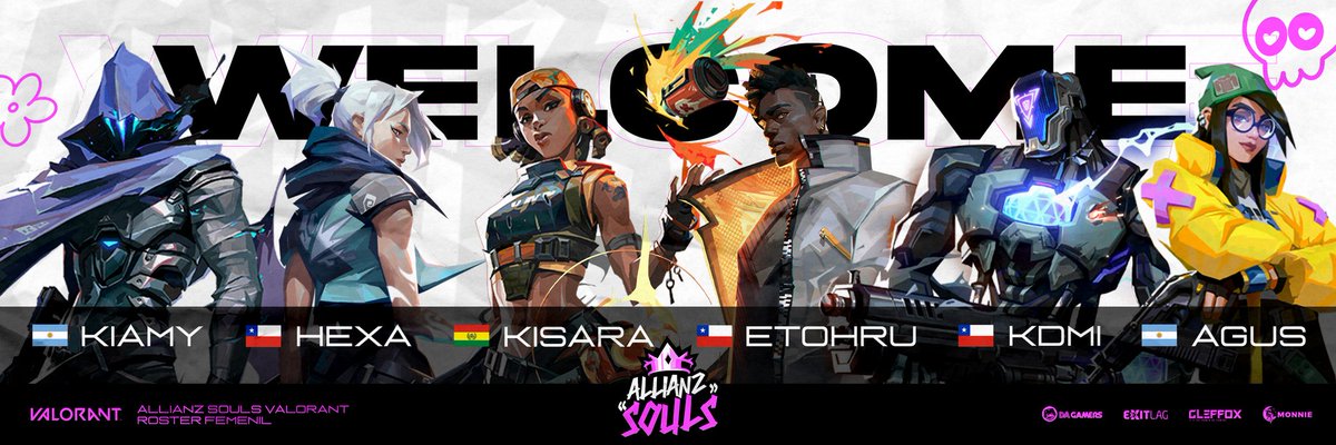 PRESENTACIÓN DE ROOSTER

Nos enorgullece anunciar el rooster que nos estará representando en el área femenil de valorant,nos sentimos muy contentos de contar con ustedes🫶.
@hexaafps 
<a href="/kDmi__/">kDmi</a> 
<a href="/kiamyta/">camila ₊˚⊹♡</a> 
<a href="/agustinavlr/">agustina ۶ৎ</a> 
@KisaraGC 
@vnneuz 
Manager:<a href="/Soul_Alonso/">Soul_Ares</a>
 
 #WeAreAllianzSouls