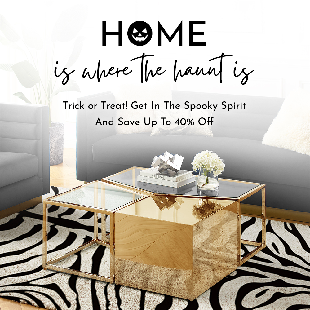 inspiredhomeco's tweet photo. Get ready to spook up your home with 🎃 Halloween savings on glam furniture up to 40% OFF! Check us out now and find your perfect pieces 👻  https://t.co/jZIIATl1qm https://t.co/age6oauu0t