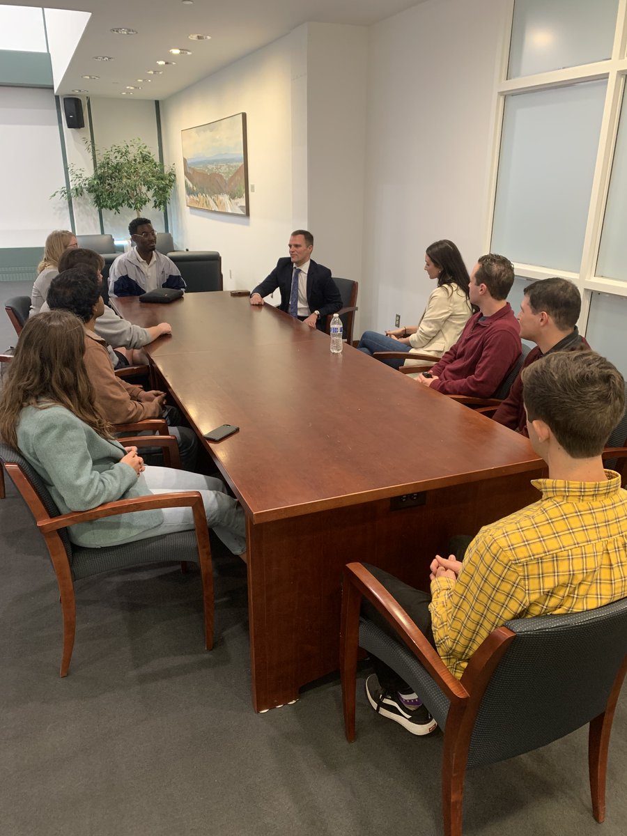 Very grateful to Doug Bunch for speaking to us about his work at Cohen Milstein and time as a UN Public Delegate. A great way to return from fall break!