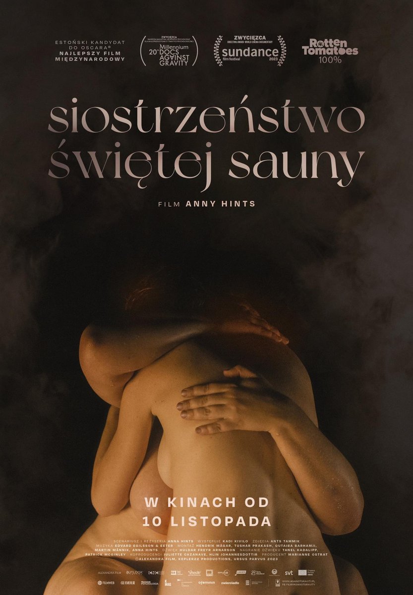 gdy jesteś naga, nie masz już nic do ukrycia - dosłownie i w przenośni. sauna jako miejsce grupowej terapii. pełen ciepła i oczyszczającego smutku estoński kandydat do Oscara #SiostrzeństwoŚwiętejSauny/#SmokeSaunaSisterhood w kinach od 10.11.