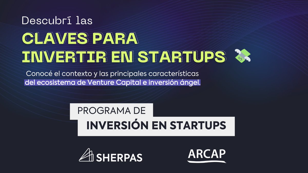 ¿Querés conocer cuáles son las claves para invertir en startups?

🚀 Descubrí los secretos en nuestro Programa de Inversión en startups.

👉 Sumate ahora en somosedison.com/programa-inver… y no te pierdas esta oportunidad única para aprender