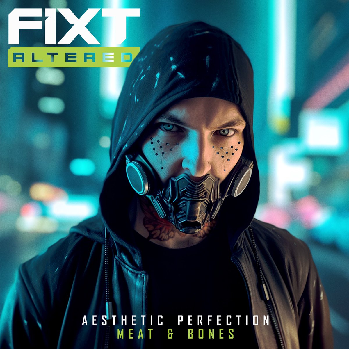 SURPRISE! New industrial-phonk-pop banger is dropping in just a few hours (midnight Oct. 16th)! 

Part of “Altered”, the cyberpunk compilation from @fixtmusic! 🖤