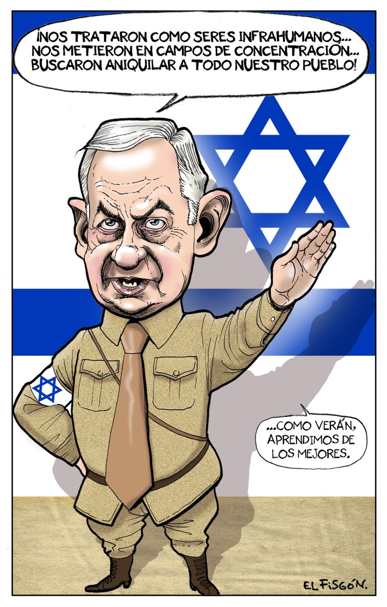 #MonerosLaJornada Benjamin Netanya-Heil, cartón de <a href="/fisgonmonero/">Rafael Barajas</a>

bitly.ws/XCMt