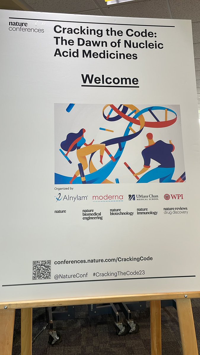 RTI_UMassChan's tweet photo. Honored to be at #crackingthecode23 https://t.co/mpQ1I4yrYY