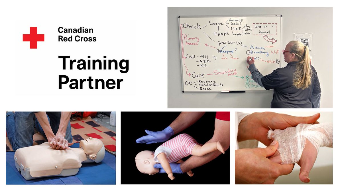 We are pleased to provide
<a href="/redcrosscanada/">Canadian Red Cross</a> First Aid and CPR courses in #LdnOnt. Two day or as a blended option online and one in-person skills day. See upcoming dates and register online: londontraining.on.ca/first_aid.htm #RedCross #FirstAid #CPR