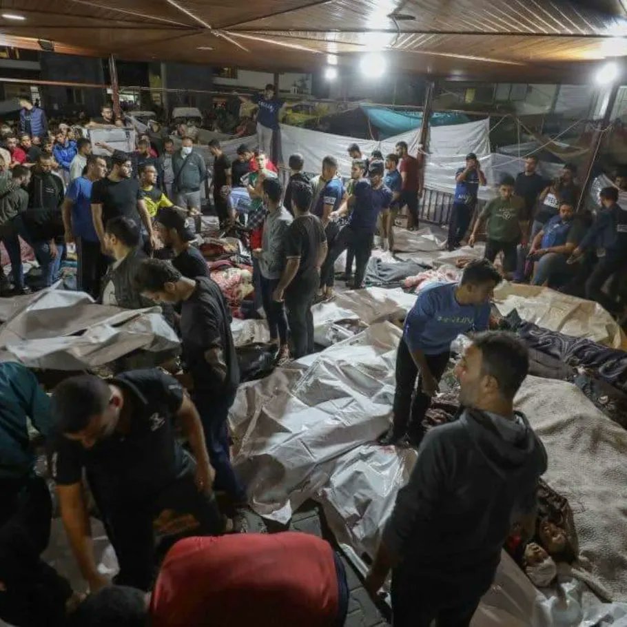 NesmaJa97's tweet photo. The doctor, the paramedic, and the wounded were murdered together.

#GazaUnderAttack https://t.co/R2nfBBTfv0