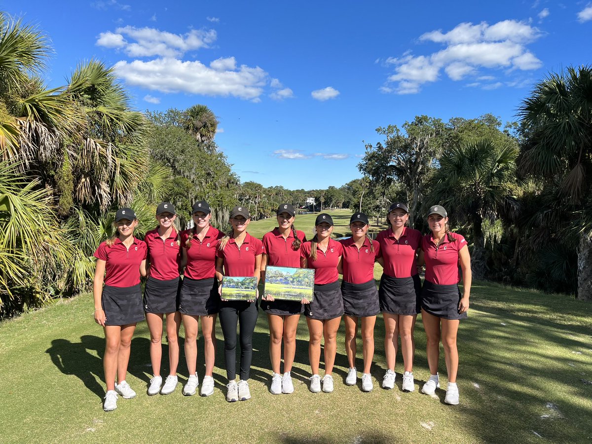 CHAMPS!

The Cougs hold on to win the Edisto Island Invitational by four strokes. Viktoria Hund finished T3 in the individual standings.

#TheCollege 🌴⛳️