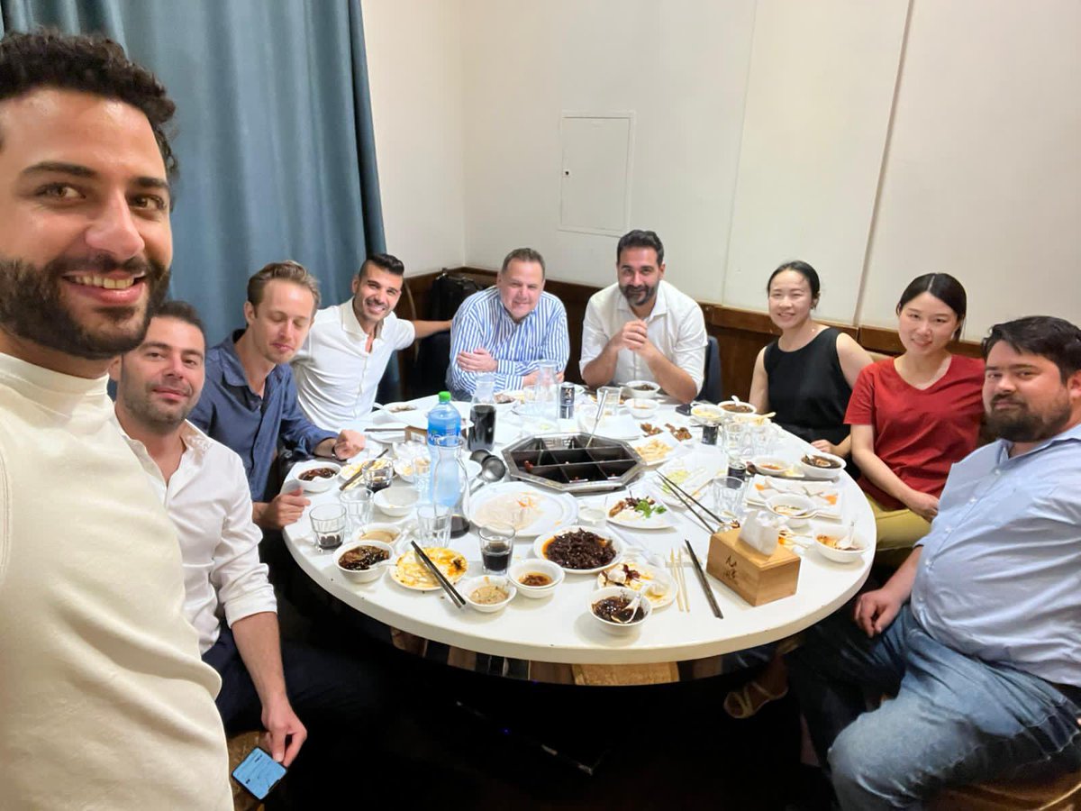 Before & after photos👀 A dinner with Silverline team tonight at the best Sichuan 🌶️ hotpot restaurant in Dubai. The smile on everyone's face shows they all survived, and I'm very proud of them😁. @jadwahab