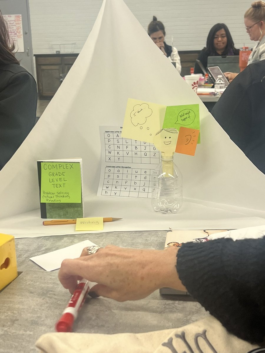3D model of the ideal literacy classroom using things from our bags! 
#engaged2learn
<a href="/TylerISD/">Tyler ISD 🏛</a>
