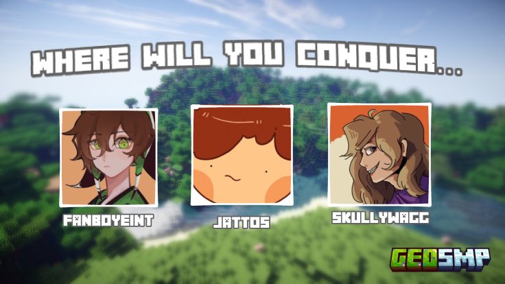 GeoSMP's tweet image. Welcome @JattosExe back for another season of #GeoSMP!!! 🌎🍀

In addition, please give a warm welcome to two new members… @FanboyEint and @SkulIywagg‼️