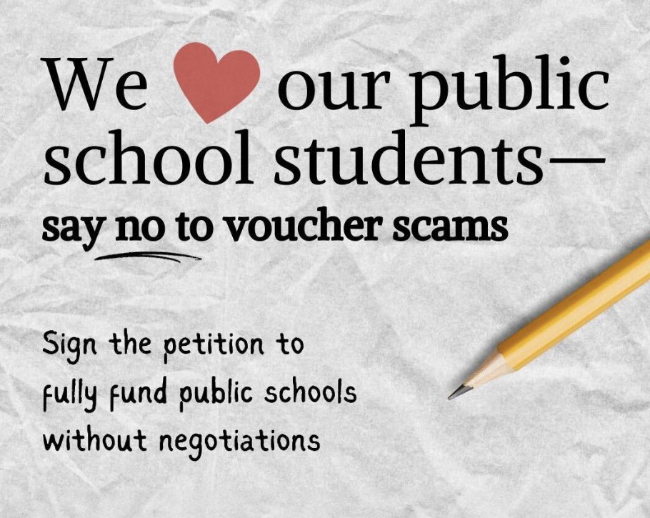 Join the TLSBA &amp; many other organizations in opposing #vouchers! Show your support by signing this online petition today:
act.tfn.org/a/voucher-sche…