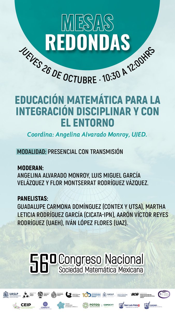 ¡No te pierdas la penúltima Mesa Redonda del #56CNSMM! Te esperamos a las 10:30 hrs (CDMX)👇😉 youtube.com/live/QXzos8Y4k…