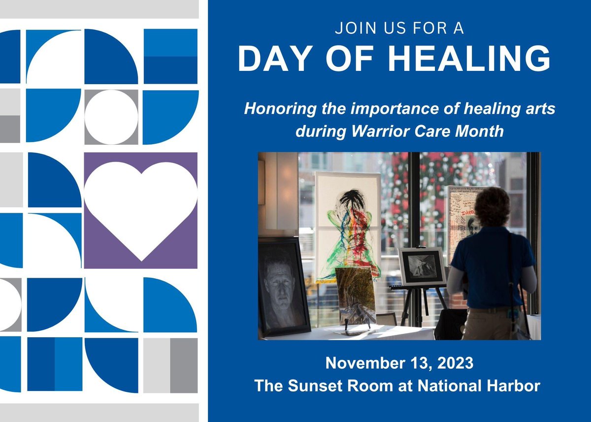 The NE CARE Event at @Andrews_JBA is weeks away. Along with a week-long event of support workshops, adaptive sports training, and a care fair we will celebrate Warrior Care Month with a Day of Healing where Warriors & Caregivers showcase their creativy with various forms of art.