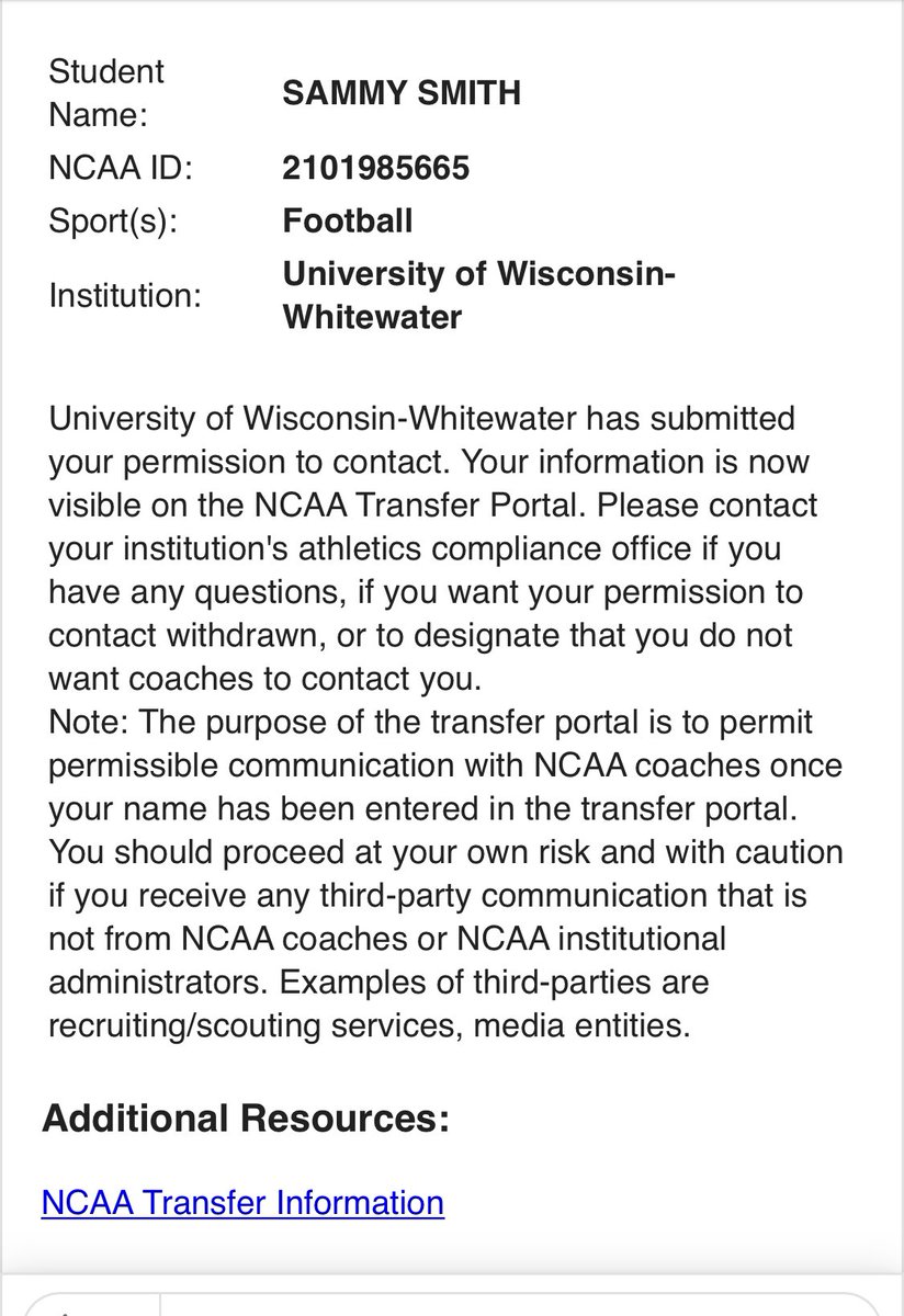 sammysm76740274's tweet photo. If any colleges are recruiting or need an Hybrid DE/LB pls contact me I need a place to call home, open to any opportunity‼️‼️‼️
@SSN_Portal @RivalsPortal @247SportsPortal @PrepRedzoneWI @Bryan_Ault @MWCScouting @AllenTrieu https://t.co/sUFIxOzSBy