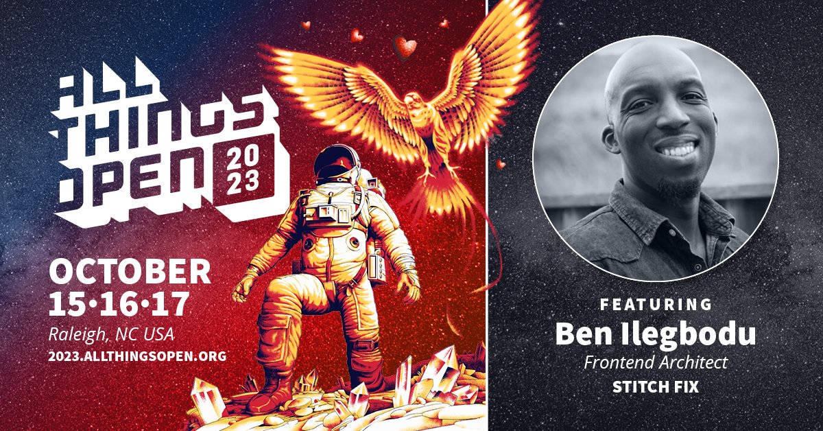 Hey hey #AllThingsOpen! Thanks for having me!

If you're interested in my slides from my "50 shades of React rendering" talk, I've got you covered 🤜🏾🤛🏾

benmvp.com/ato-nextjs?utm…

Keep learning my friends 🤓