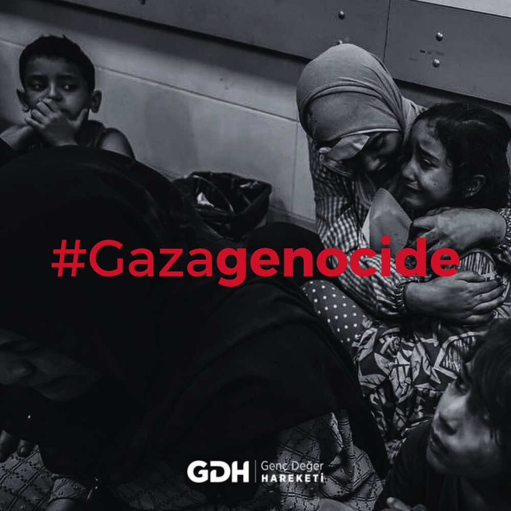 gdhgenelmerkez's tweet photo. Bu bir soykırımdır. Bu soykırıma ses çıkarmayan her ülke ve lider bu suça ortaktır.

This is a genocide. Any country or leader who remains silent in the face of this genocide is complicit in this crime.

#zinoistterror #Gazagenocide #PalestineGenocide https://t.co/Zy5E6KaFwS