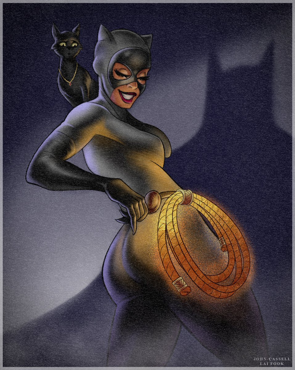 JCLF88's tweet photo. @inktober prompt "Golden"  features Catwoman, adding a new piece to her collection. Comment if you  can guess the Villains/Heroes for upcoming prompts or like, share and  stick around and enjoy || 📩 DM For Commission info https://t.co/KJydxBbRdM